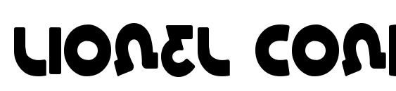 шрифт Lionel Condensed, бесплатный шрифт Lionel Condensed, предварительный просмотр шрифта Lionel Condensed