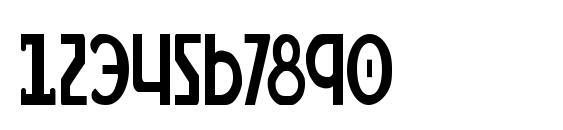Lionheart Condensed Font, Number Fonts