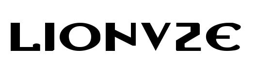 шрифт Lionv2e, бесплатный шрифт Lionv2e, предварительный просмотр шрифта Lionv2e