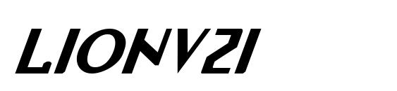 Lionv2i font, free Lionv2i font, preview Lionv2i font