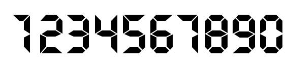 LiquidCrystal Normal Font, Number Fonts