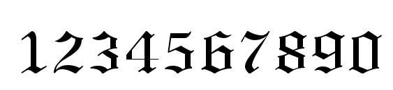 LISABEL Regular Font, Number Fonts