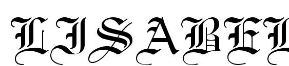 шрифт LISABEL Regular, бесплатный шрифт LISABEL Regular, предварительный просмотр шрифта LISABEL Regular