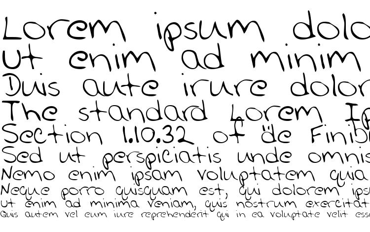 specimens LisasHand Regular font, sample LisasHand Regular font, an example of writing LisasHand Regular font, review LisasHand Regular font, preview LisasHand Regular font, LisasHand Regular font