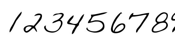 Lissa Regular Font, Number Fonts
