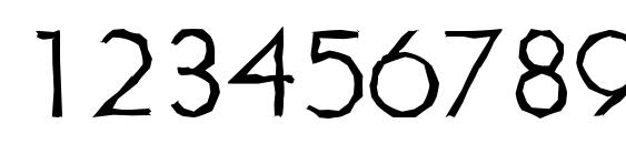 LiteraAntique Regular Font, Number Fonts