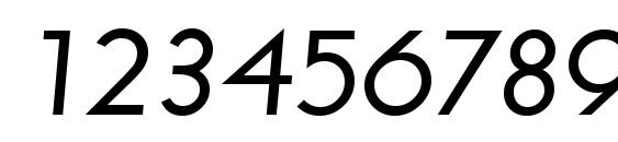 LiteraSerial BoldItalic Font, Number Fonts