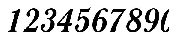 Literaturnaya Bold Italic.001.001 Font, Number Fonts