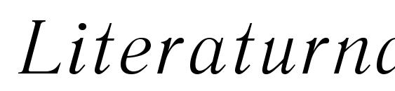 Шрифт Literaturnaya Italic.001.001