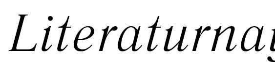 Literaturnaya Italic font, free Literaturnaya Italic font, preview Literaturnaya Italic font