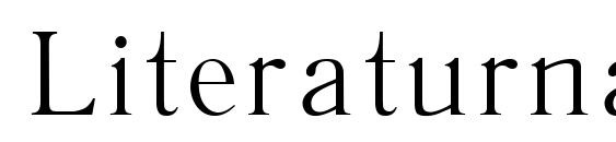 Literaturnaya Plain.001.001 Font