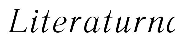 Шрифт LiteraturnayaCTT Italic