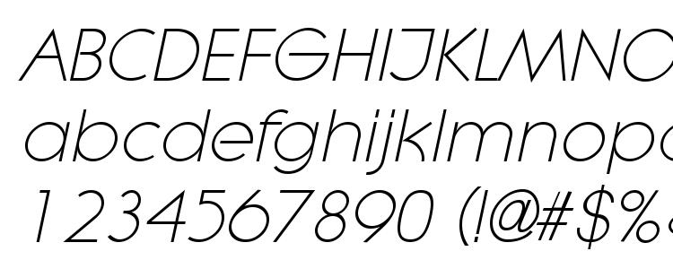 glyphs LitheLight Italic font, сharacters LitheLight Italic font, symbols LitheLight Italic font, character map LitheLight Italic font, preview LitheLight Italic font, abc LitheLight Italic font, LitheLight Italic font