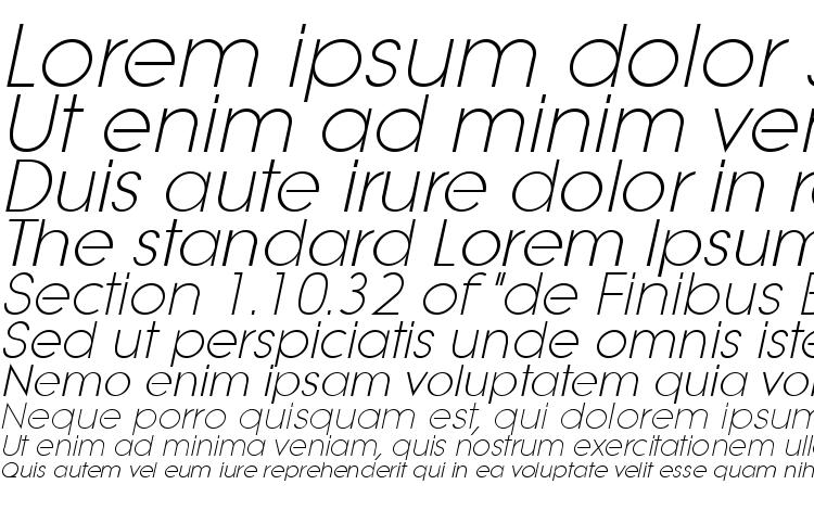 specimens LitheLight Italic font, sample LitheLight Italic font, an example of writing LitheLight Italic font, review LitheLight Italic font, preview LitheLight Italic font, LitheLight Italic font