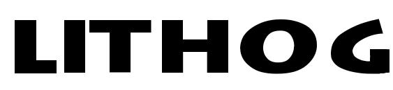 шрифт Lithograph Wd, бесплатный шрифт Lithograph Wd, предварительный просмотр шрифта Lithograph Wd