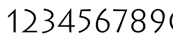 LithographLight Font, Number Fonts