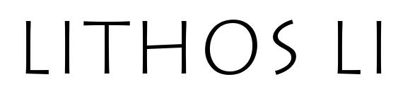 Lithos Light font, free Lithos Light font, preview Lithos Light font