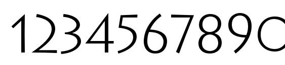 Lithosc Font, Number Fonts