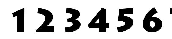 LithosPro Black Font, Number Fonts