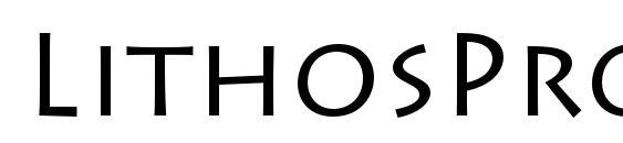 LithosPro Regular Font, OTF Fonts