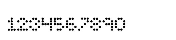 Little Dotties Font, Number Fonts