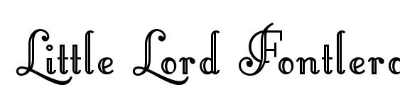 Little Lord Fontleroy NF Font