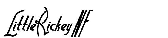 шрифт LittleRickeyNF, бесплатный шрифт LittleRickeyNF, предварительный просмотр шрифта LittleRickeyNF
