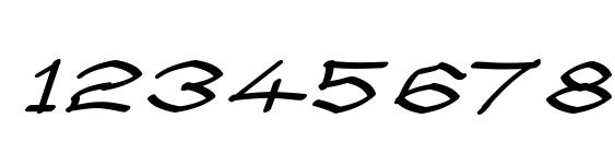Llynfyrch Fwyrrdynn SemiBold Font, Number Fonts