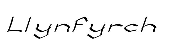 Llynfyrch Fwyrrdynn Font