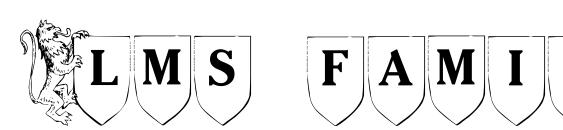 Lms family shield Font