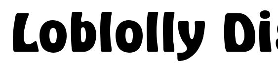 Loblolly Display SSi font, free Loblolly Display SSi font, preview Loblolly Display SSi font