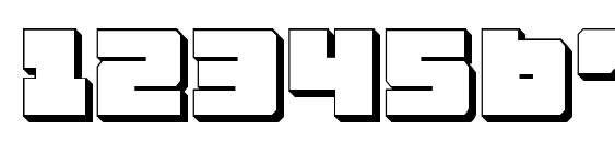 Lobo Tommy 3D Font, Number Fonts