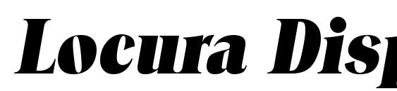 Locura Display SSi Italic font, free Locura Display SSi Italic font, preview Locura Display SSi Italic font