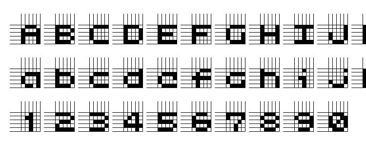 глифы шрифта Logic twenty five normal, символы шрифта Logic twenty five normal, символьная карта шрифта Logic twenty five normal, предварительный просмотр шрифта Logic twenty five normal, алфавит шрифта Logic twenty five normal, шрифт Logic twenty five normal