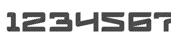 Logofontik Stripes 4F Font, Number Fonts