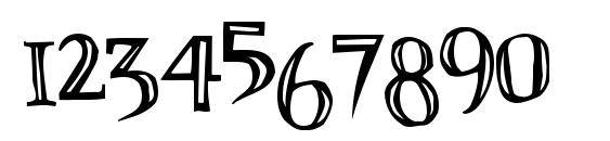 Lolivier irregular Font, Number Fonts