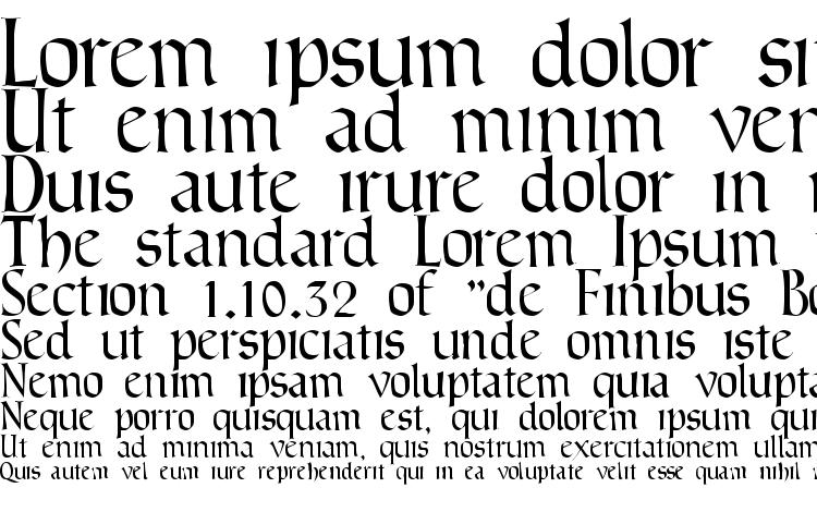specimens Lombardic Narrow font, sample Lombardic Narrow font, an example of writing Lombardic Narrow font, review Lombardic Narrow font, preview Lombardic Narrow font, Lombardic Narrow font