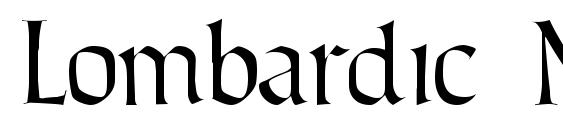 шрифт Lombardic Narrow, бесплатный шрифт Lombardic Narrow, предварительный просмотр шрифта Lombardic Narrow