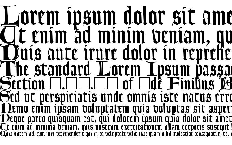 specimens Lombardic Regular font, sample Lombardic Regular font, an example of writing Lombardic Regular font, review Lombardic Regular font, preview Lombardic Regular font, Lombardic Regular font