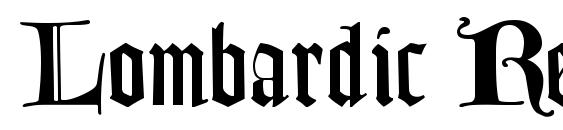 Lombardic Regular font, free Lombardic Regular font, preview Lombardic Regular font