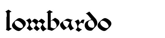 шрифт Lombardo, бесплатный шрифт Lombardo, предварительный просмотр шрифта Lombardo