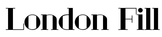 London Fill Bold Font