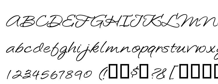 глифы шрифта LoosieScript, символы шрифта LoosieScript, символьная карта шрифта LoosieScript, предварительный просмотр шрифта LoosieScript, алфавит шрифта LoosieScript, шрифт LoosieScript