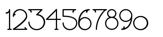 Lorena Medium Font, Number Fonts
