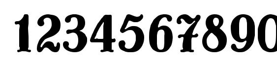 Louis Regular DB Font, Number Fonts