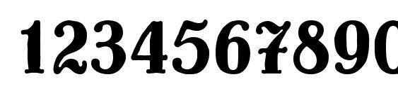 Louis Regular Font, Number Fonts