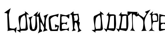 шрифт Lounger oddtype, бесплатный шрифт Lounger oddtype, предварительный просмотр шрифта Lounger oddtype