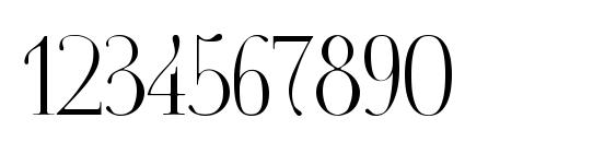 LOUSIANE Light Font, Number Fonts