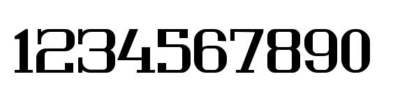 Lousitania Font, Number Fonts
