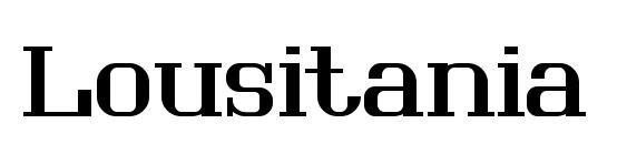Lousitania Font
